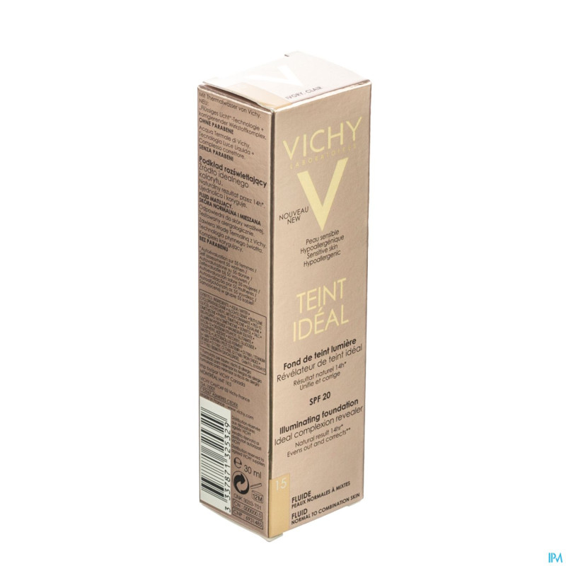 Vichy fdt teint ideal fluide 15  30ml