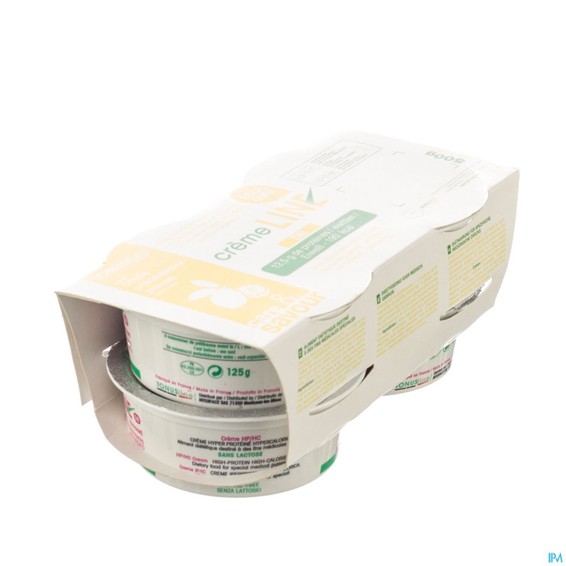 Cremeline+ db citron s/lactose    4x125g