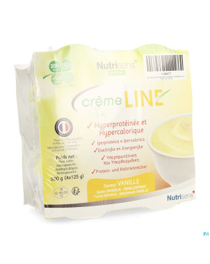 Cremeline+ vanille s/lactose    4x125g