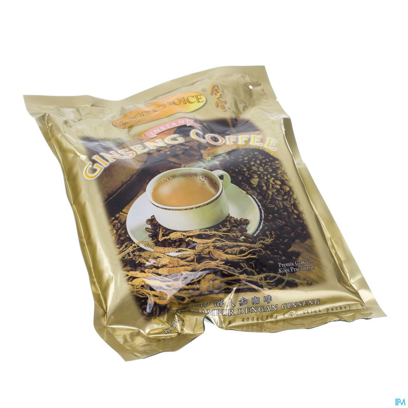 Ginseng cafe sucre    sach 20x20g