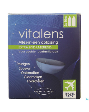 Vitalens travelpack sol lentilles 2x50ml