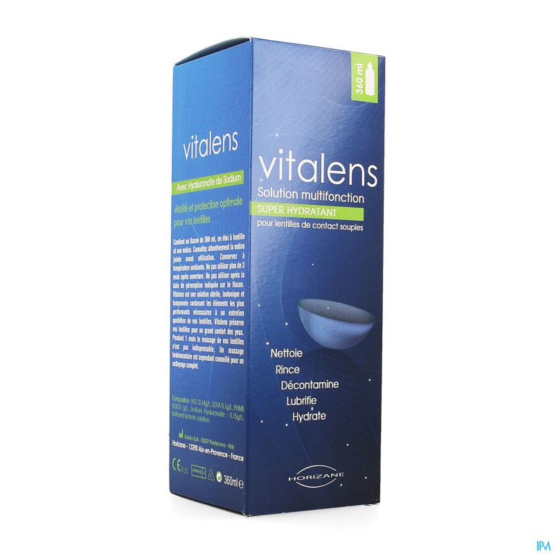 Vitalens sol lentilles  360ml