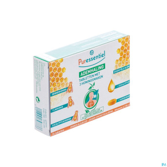 Puressentiel respiratoire pastilles 3 miels    24