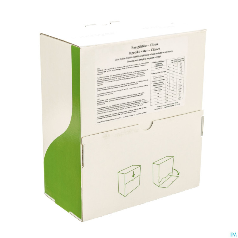 Eau gelifiee citron    12x125ml