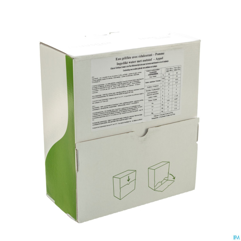 Eau gelifiee edulcore pomme    12x125ml