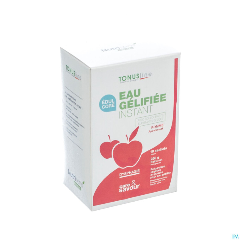 Eau gelifiee instant edulcore pomme    10x25g