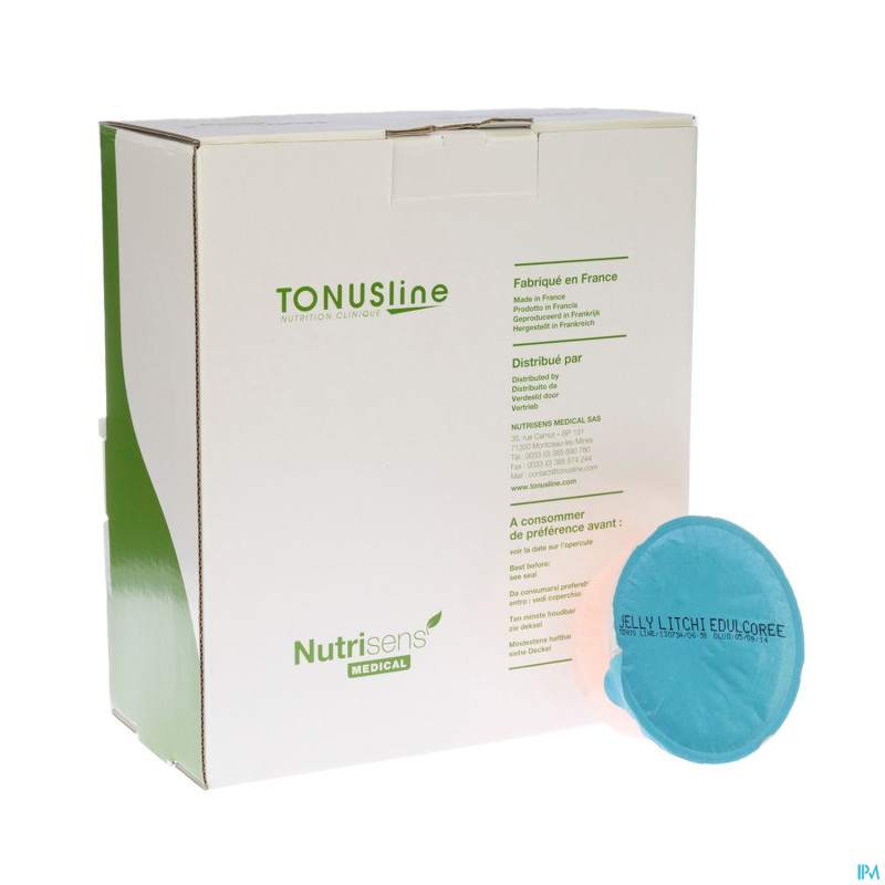 Jelly gel edulcore litchi    12x125ml