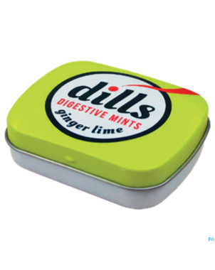 Dills ginger & lime mints s/sucre 15g