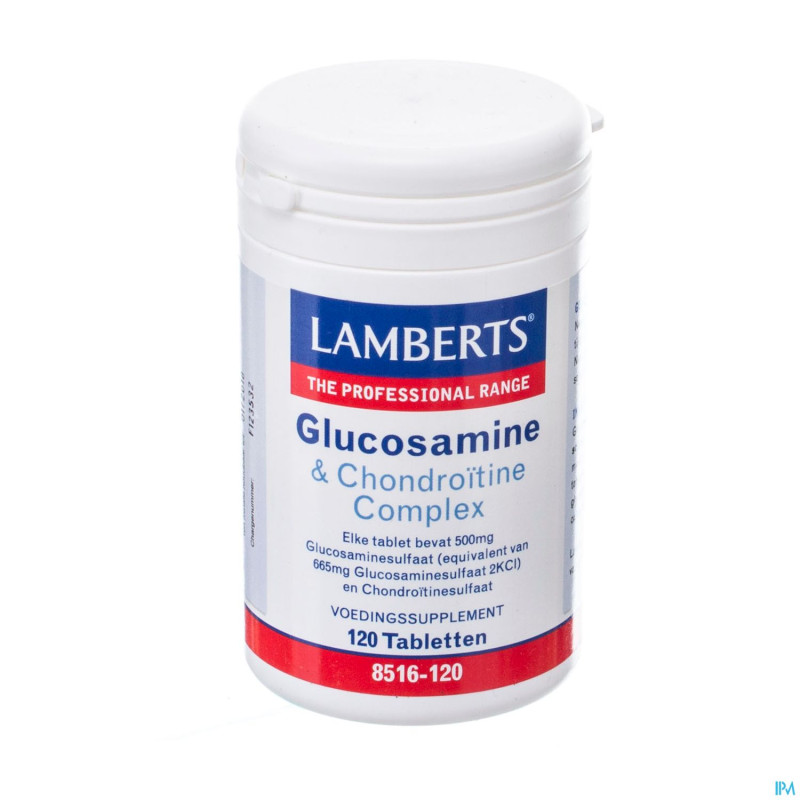 Lamberts glucosamine & chondroitine tabl 120