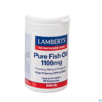 Lamberts pure visolie 1100mg    caps  60