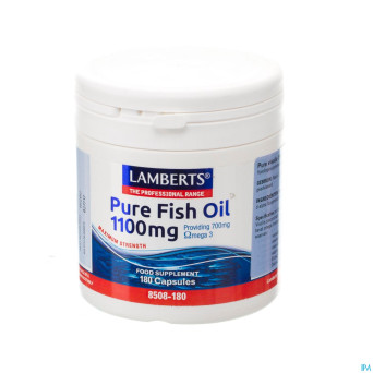 Lamberts pure visolie 1100mg    caps 180