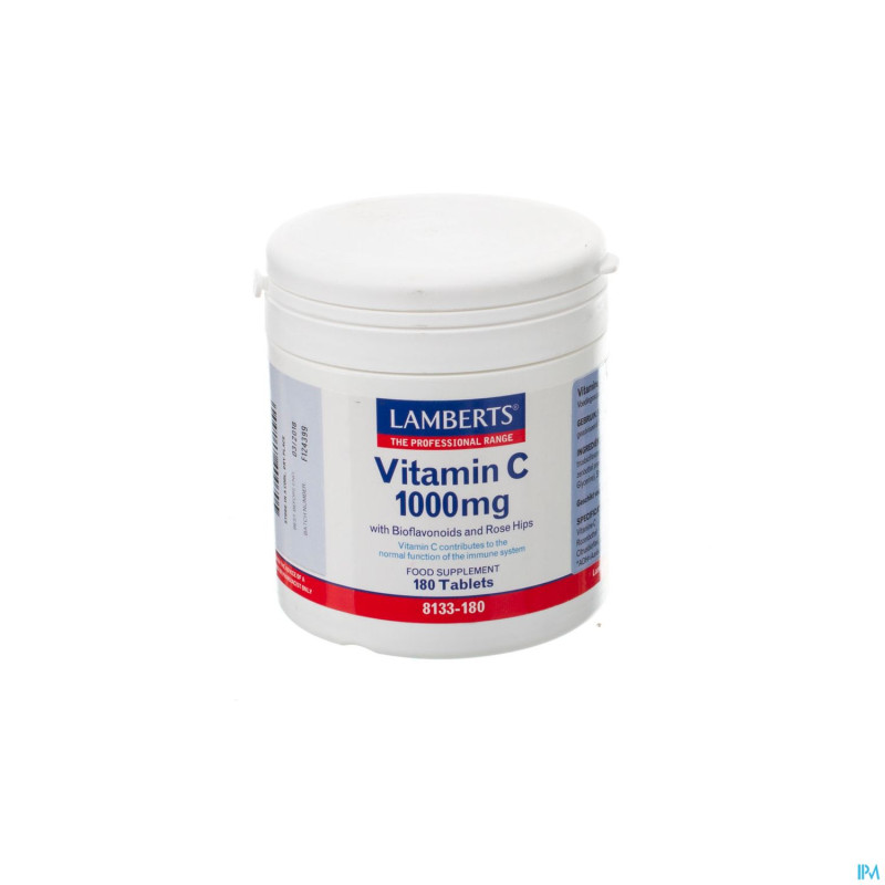 Lamberts vitamine c 1000mg tr    tabl 180