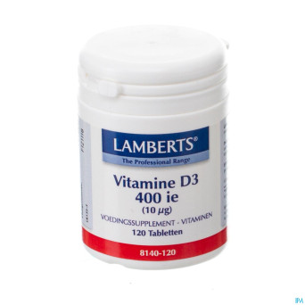 Lamberts vitamine d 400ie 10mcg    tabl 120