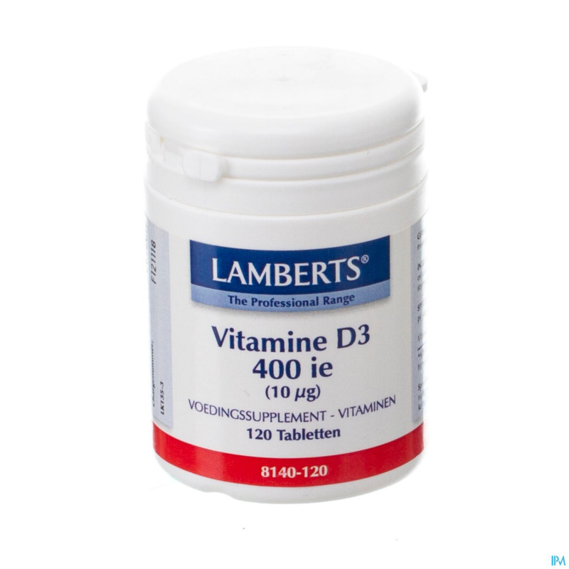 Lamberts vitamine d 400ie 10mcg    tabl 120