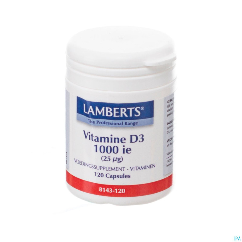 Lamberts vitamine d 1000ie 25mcg    tabl 120