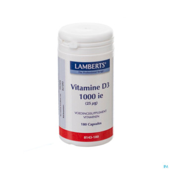 Lamberts vitamine d 1000ie 25mcg    tabl 180