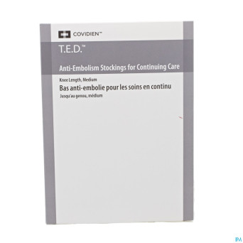 Rest.e.d. cont care knee stocking  m regul   black