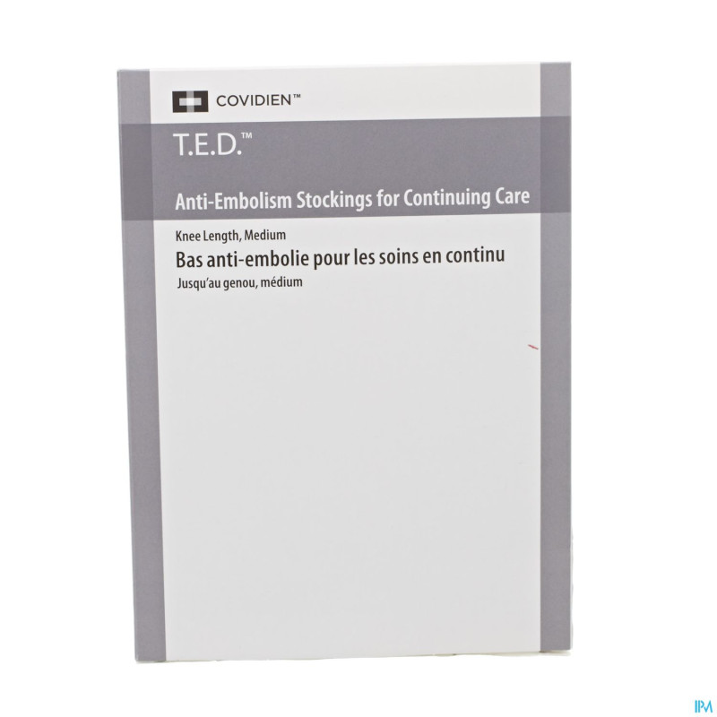 Rest.e.d. cont care knee stocking  m regul   black