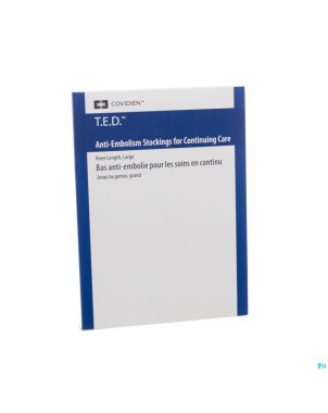 Rest.e.d. cont care knee stocking  l regul   black