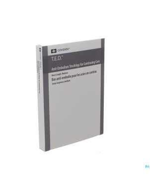 Rest.e.d. cont care knee stocking  m long    black