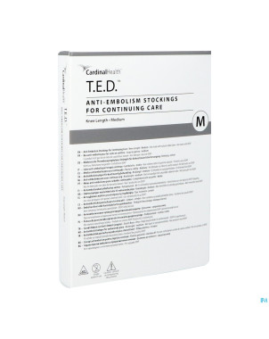 Rest.e.d. cont care knee stocking  m regul   beige