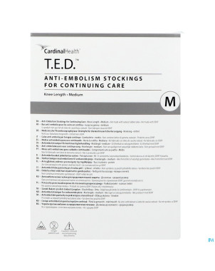 Rest.e.d. cont care knee stocking  m regul   beige