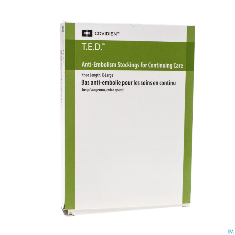 Rest.e.d. cont care knee stocking xl regul   beige