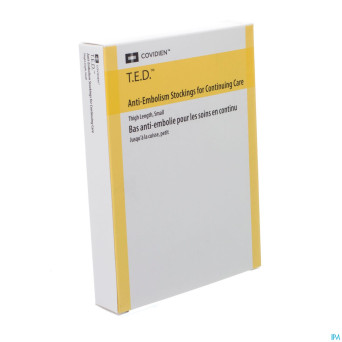 Rest.e.d. cont care thigh stocking  s regul  white