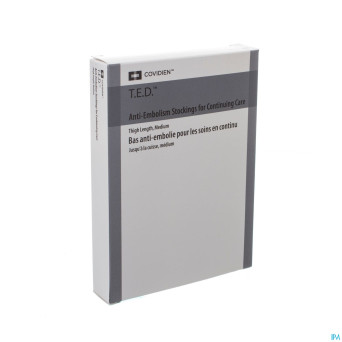 Rest.e.d. cont care thigh stocking  m long   white