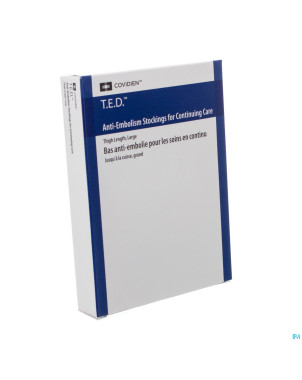 Rest.e.d. cont care thigh stocking  l long   white