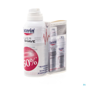 Eucerin silver shave msse a raser+aftershave -50%