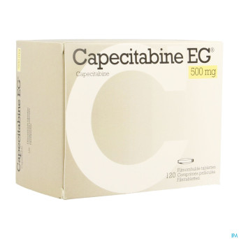 Capecitabine eg 500 mg comp pell 120