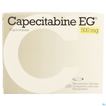 Capecitabine eg 500 mg comp pell 120