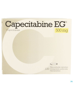 Capecitabine eg 500 mg comp pell 120
