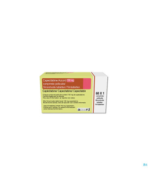 Capecitabine accord health 150 mg comp pell 60