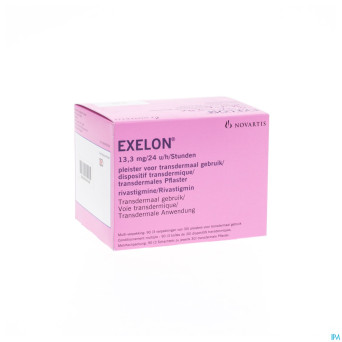 Exelon 13,3mg/24h emplatre transdermal 90