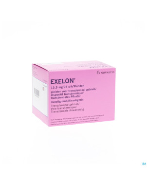 Exelon 13,3mg/24h emplatre transdermal 90