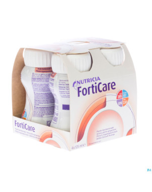 Forticare drink peche-gingembr.bout.4x125ml 570808