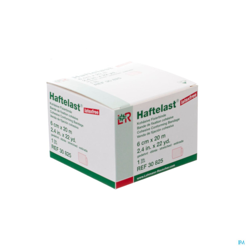 Haftelast bande coh. latex free    6cmx20m 30825