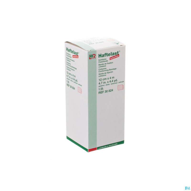 Haftelast bande coh. latex free    12cmx 4m 30824