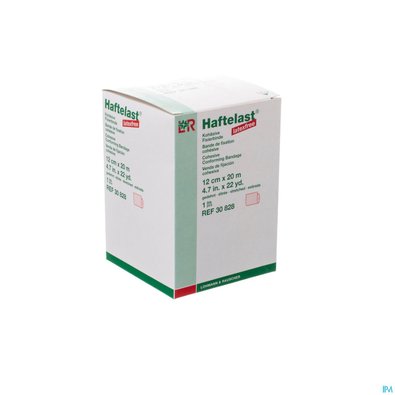 Haftelast bande coh. latex free    12cmx20m 30828