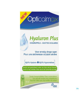 Opticalmax hyaluron plus    1x10ml