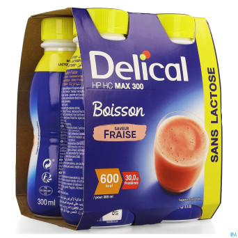 Delical max 300 fraise    4x300ml