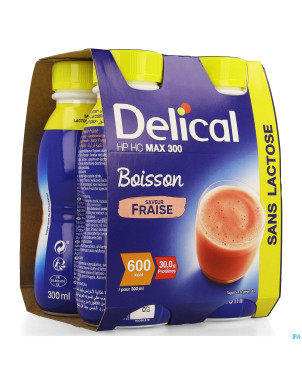 Delical max 300 fraise    4x300ml