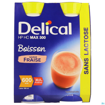 Delical max 300 fraise    4x300ml