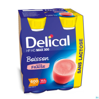 Delical max 300 fraise    4x300ml
