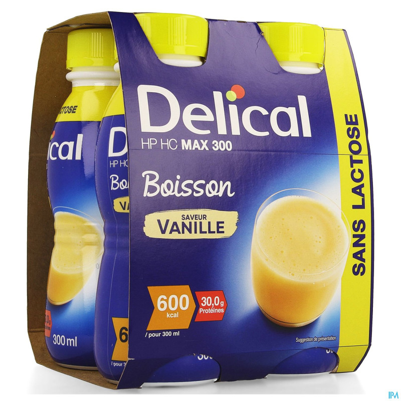 Delical max 300 vanille    4x300ml
