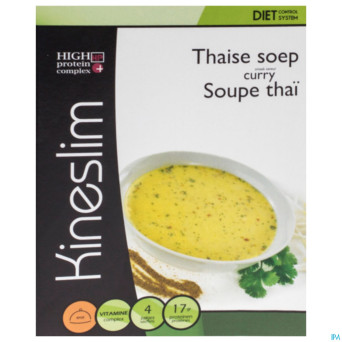 Kineslim soupe thai curry pdr 4x25g