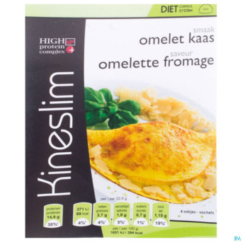 Kineslim omelette fromage pdr 4x27,5g