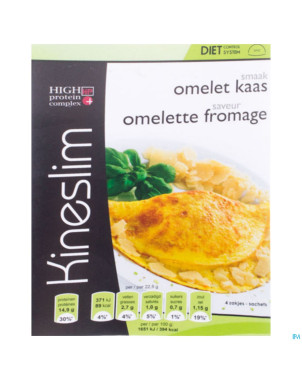 Kineslim omelette fromage pdr 4x27,5g